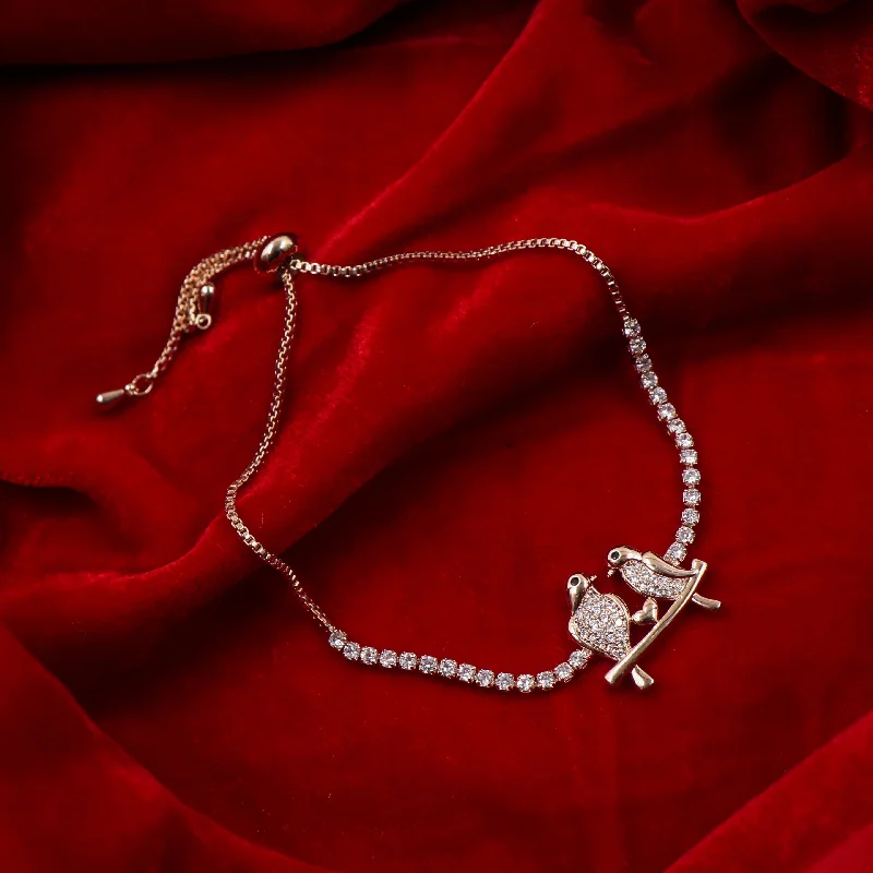 The Perfect Accessory For Less – Jewelry Sale Live Nipura Rosegold Love-birds Bolo Bracelet The Perfect Accessory For Less – Jewelry Sale Live Nipura Rosegold Love-birds Bolo Bracelet