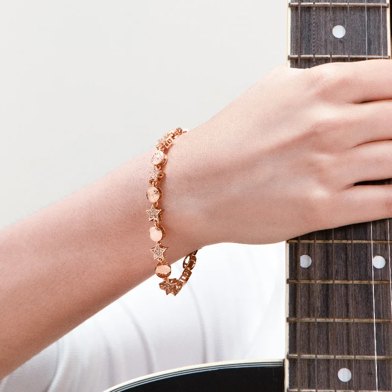 Sparkle On A Budget – Fine Jewelry For Less Nipura Rosegold Moon and Stars Bracelet Sparkle On A Budget – Fine Jewelry For Less Nipura Rosegold Moon and Stars Bracelet
