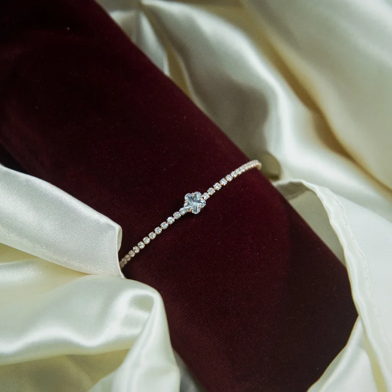 Make Every Moment Shine – Jewelry Discounts Available Nipura Rosegold Twinkling Tennis bolo-bracelet