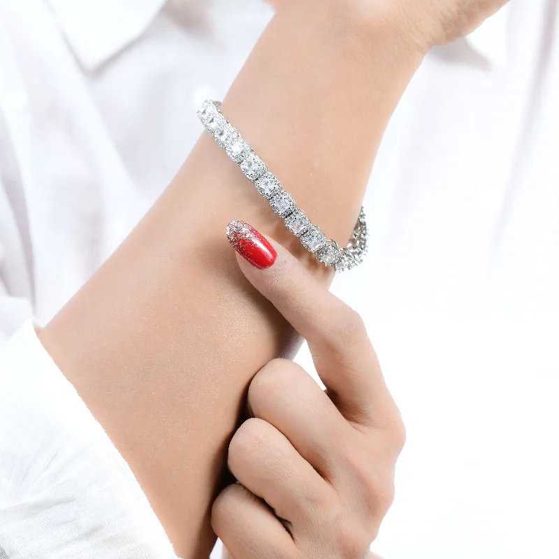 Exclusive Jewelry Sale – Grab Timeless Pieces Now Nipura Silver Crystal Tennis Bracelet Exclusive Jewelry Sale – Grab Timeless Pieces Now Nipura Silver Crystal Tennis Bracelet