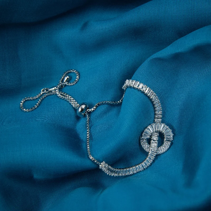 Celebrate With Sparkle – Jewelry Sale Now Live Nipura Silver Harmony Baguette bolo-bracelet Celebrate With Sparkle – Jewelry Sale Now Live Nipura Silver Harmony Baguette bolo-bracelet