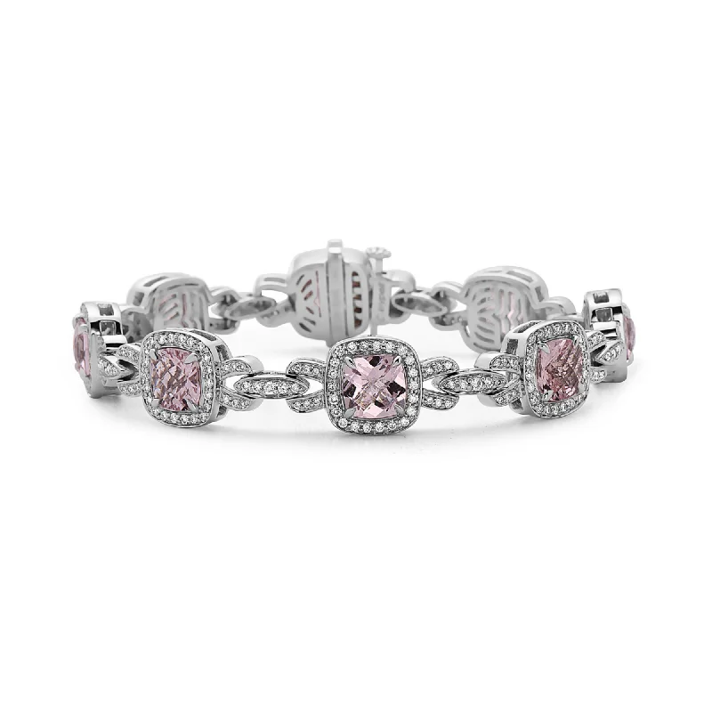 Limited-Stock Jewelry Clearance – Grab Your Favorites Now Pastel Diamond Bridle Cushion Bracelet Limited-Stock Jewelry Clearance – Grab Your Favorites Now Pastel Diamond Bridle Cushion Bracelet