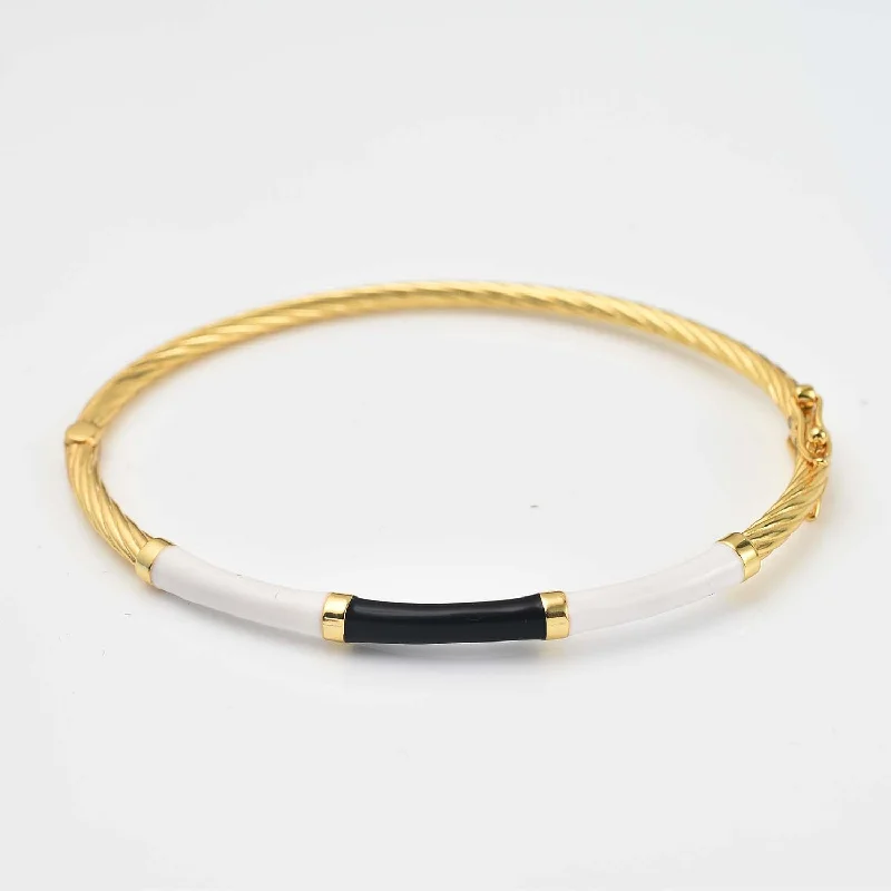 Jewelry Sale Bonanza – Grab Your Sparkle Now Taffy Enamel Bangle