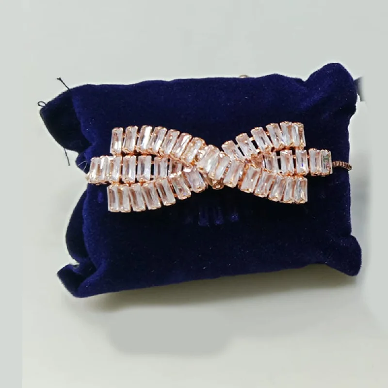 Flash Deals On Fine Jewelry – Shop Before It's Gone Tip Top Jewellers Rose Gold Plated Crystal Stone Bracelet