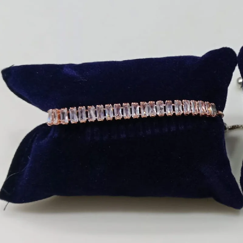 High-Quality Jewelry At A Fraction Of The Cost Tip Top Jewellers Rose Gold Plated Crystal Stone Bracelet High-Quality Jewelry At A Fraction Of The Cost Tip Top Jewellers Rose Gold Plated Crystal Stone Bracelet