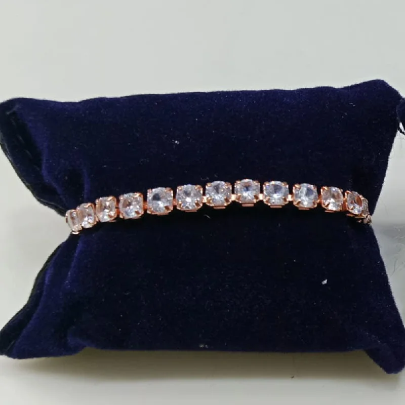 Timeless Jewelry At Special Discount Rates Tip Top Jewellers Rose Gold Plated Crystal Stone Bracelet Timeless Jewelry At Special Discount Rates Tip Top Jewellers Rose Gold Plated Crystal Stone Bracelet