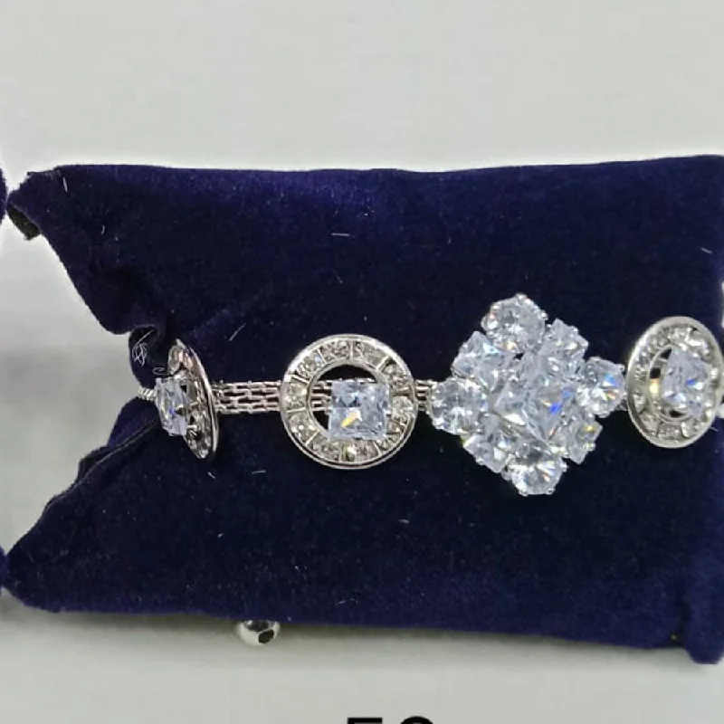 Trending Jewelry Styles Now At Limited-Time Discounts Tip Top Jewellers Silver Plated Crystal Stone Bracelet Trending Jewelry Styles Now At Limited-Time Discounts Tip Top Jewellers Silver Plated Crystal Stone Bracelet