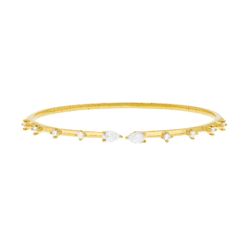 Limited-Time Offer On Elegant Jewelry Pieces Tiramisu Open Assorted Shape Diamond Cuff Limited-Time Offer On Elegant Jewelry Pieces Tiramisu Open Assorted Shape Diamond Cuff