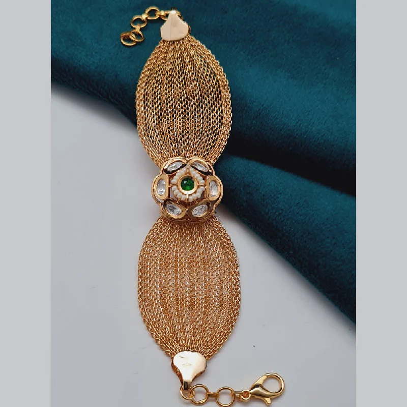 Timeless Jewelry Styles At Wallet-Friendly Prices Vivah Creations Rose Gold Plated Kundan Adjustable Bracelet Timeless Jewelry Styles At Wallet-Friendly Prices Vivah Creations Rose Gold Plated Kundan Adjustable Bracelet