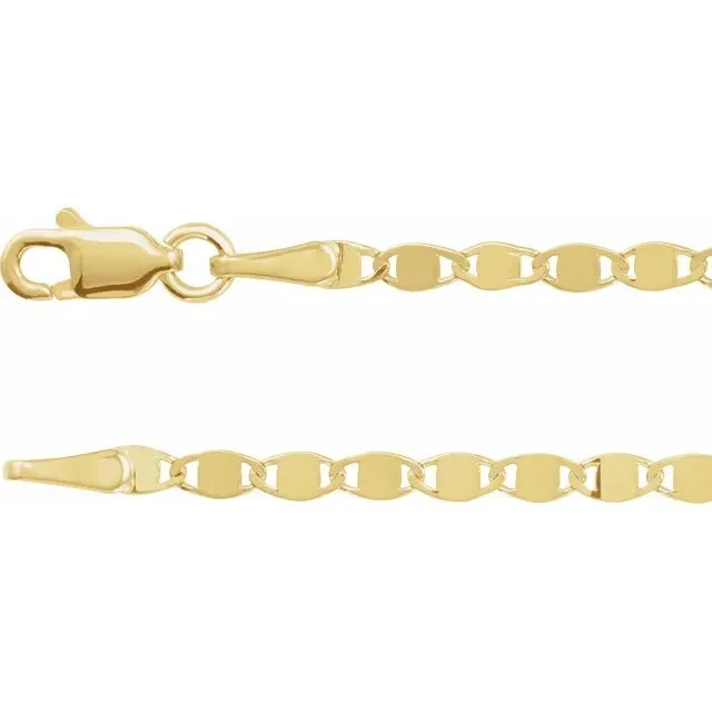 Luxury Jewelry Clearance – Shop Premium Styles Now 14K Yellow 2.7 mm Mirror Link Chain - 16" Luxury Jewelry Clearance – Shop Premium Styles Now 14K Yellow 2.7 mm Mirror Link Chain - 16"