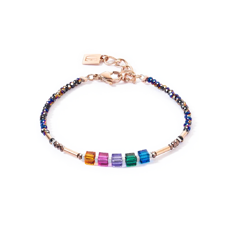 Elegant Jewelry Pieces At Unbelievable Prices Cube Story Minimalistic Sparkling bracelet Multicolour Autumn