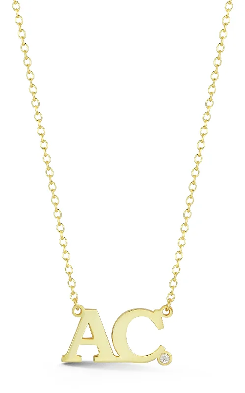 Affordable Elegance – Premium Jewelry At Special Prices Double Initial Block Name Necklace Affordable Elegance – Premium Jewelry At Special Prices Double Initial Block Name Necklace