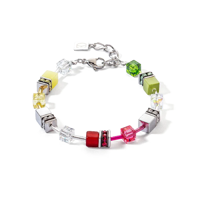 Dazzling Deals On Necklaces, Bracelets, And More GeoCUBE® Iconic bracelet red-green