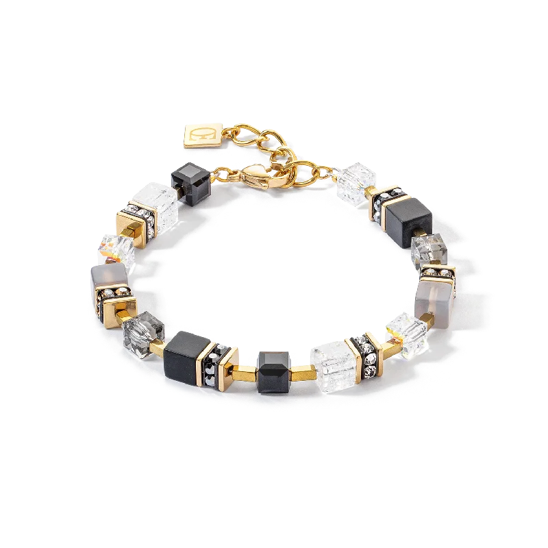 Affordable Elegance – Special Jewelry Sale Now Live GeoCUBE® Precious statement bracelet gold-black