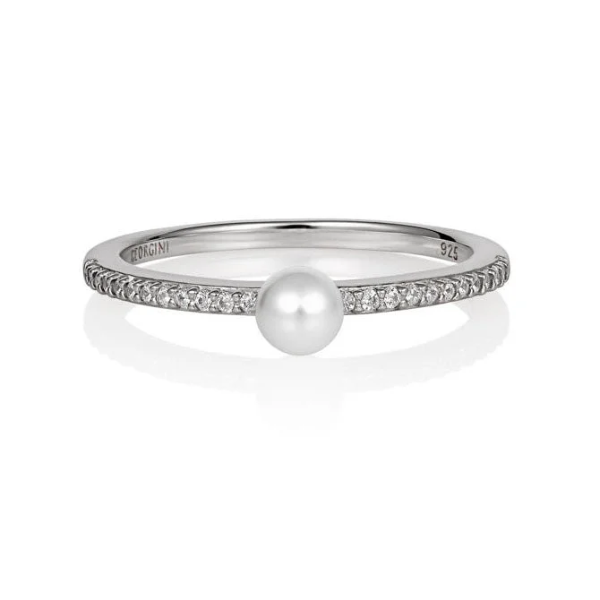 Trending Jewelry Styles Now At Limited-Time Discounts Georgini Heirloom Sterling Silver Fresh Water Pearl Cherished Ring