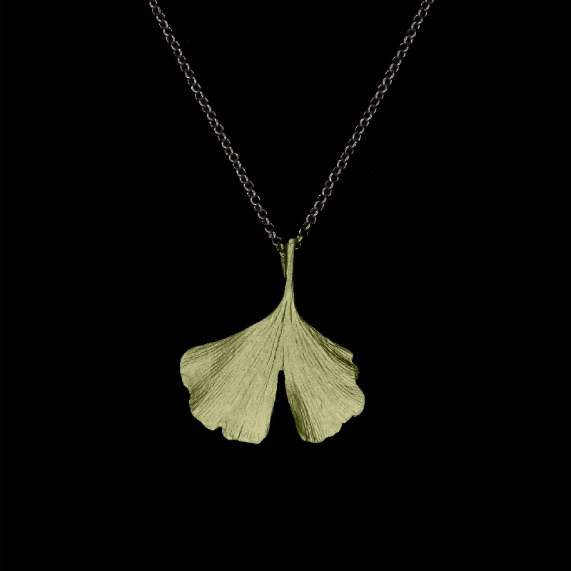 Jewelry Clearance Sale – Final Reductions Ginkgo Pendant - Large Leaf