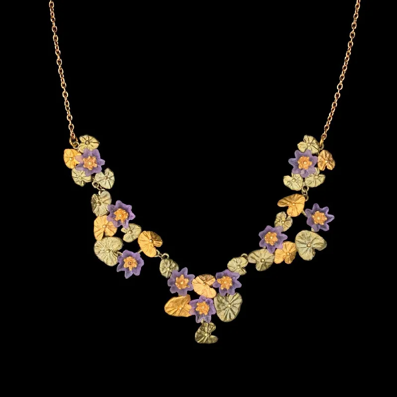 Shop Jewelry That Shines Without The High Price Giverny Water Lilies Necklace - Statement