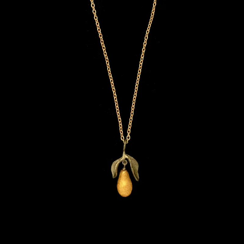 Handcrafted Beauty At Affordable Prices Golden Pear Pendant