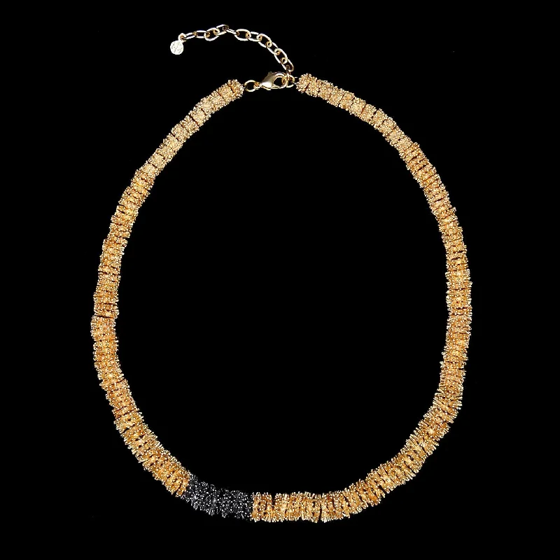 Exclusive Jewelry Markdowns – Limited-Time Offer Gone To Seed Necklace - Two Tone Contour