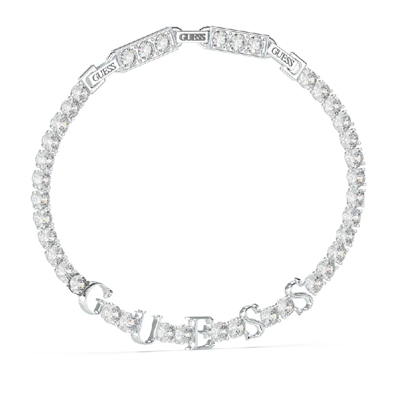 Get Your Favorite Jewelry At The Best Price Guess Stainless Steel Tennis Bracelet