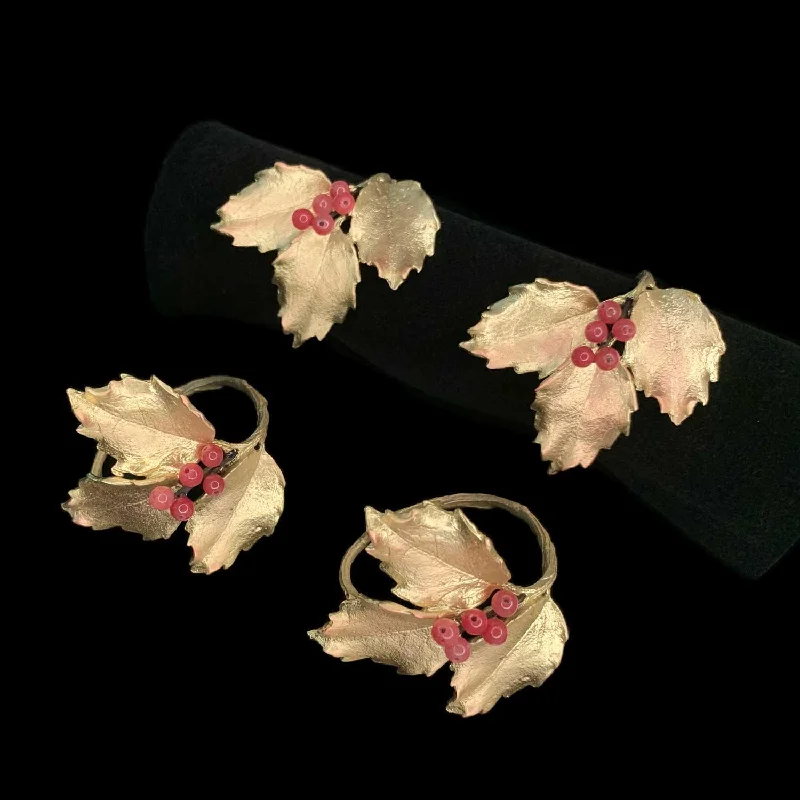 Elegant Necklaces And Bracelets At Limited-Time Offers Holly Napkin Rings