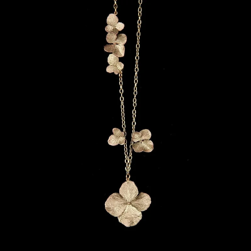 Chic And Stylish Jewelry At Discounted Prices Hydrangea Necklace - Long