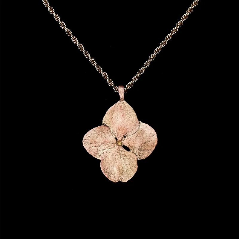 Don't Miss Out – Shop Elegant Jewelry For Less Hydrangea Pendant - Large Petal