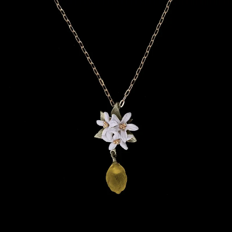 Discounted Jewelry For A Glamorous Look Lemon Drop Pendant - Flower