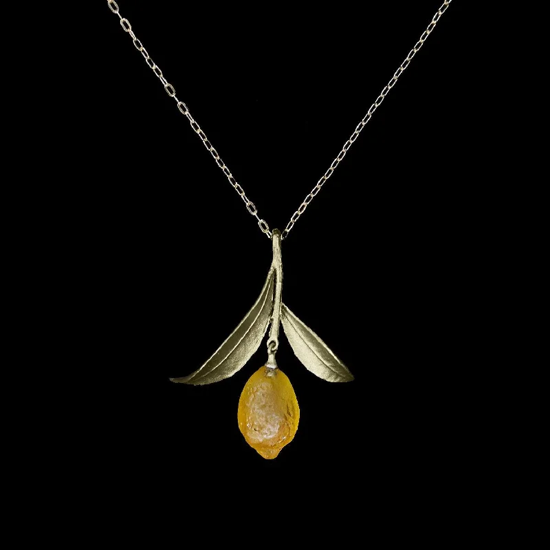 Fashion-Forward Jewelry At Incredible Prices Lemon Drop Pendant - Leaf