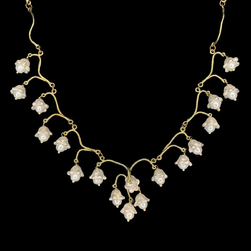 Premium Jewelry Now Available At Special Discounts Lily of the Valley Necklace - Flowers