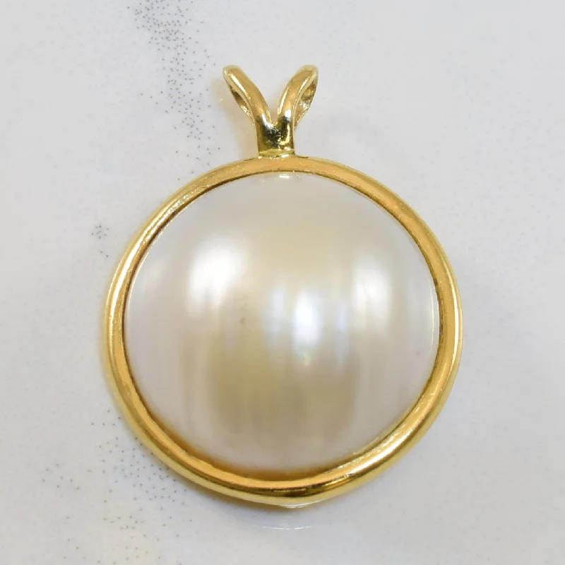 High-Quality Jewelry At A Fraction Of The Cost Mabe Pearl Pendant | 7.50ct |