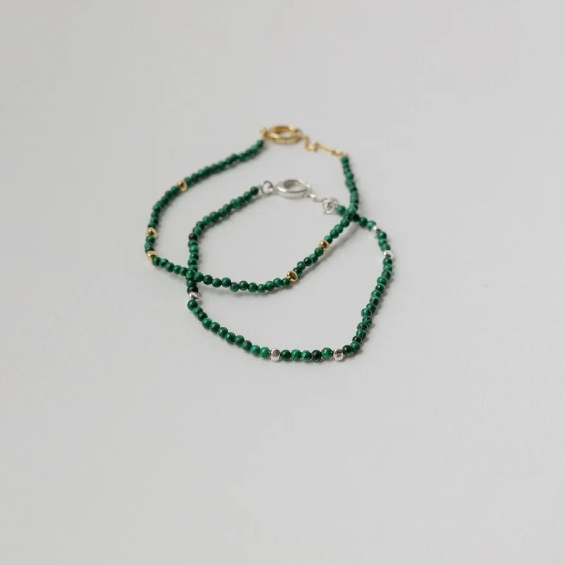 Timeless Jewelry Styles At Wallet-Friendly Prices 'Madison' Malachite Beaded Bracelet