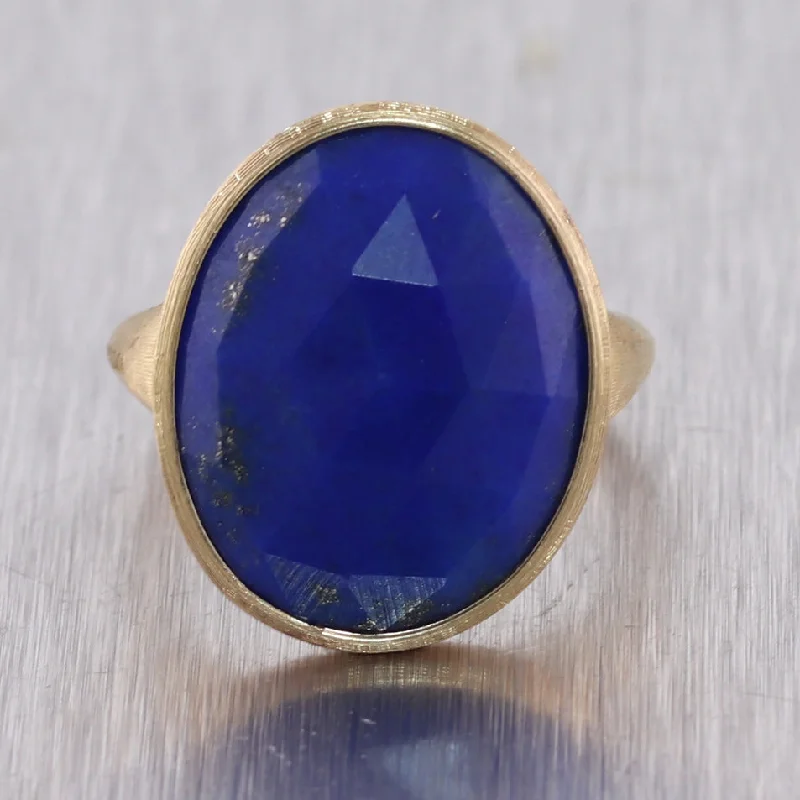 Premium Jewelry, Premium Discounts – Act Fast Marco Bicego 18k Yellow Gold Lunaria Lapis Lazuli Ring Premium Jewelry, Premium Discounts – Act Fast Marco Bicego 18k Yellow Gold Lunaria Lapis Lazuli Ring