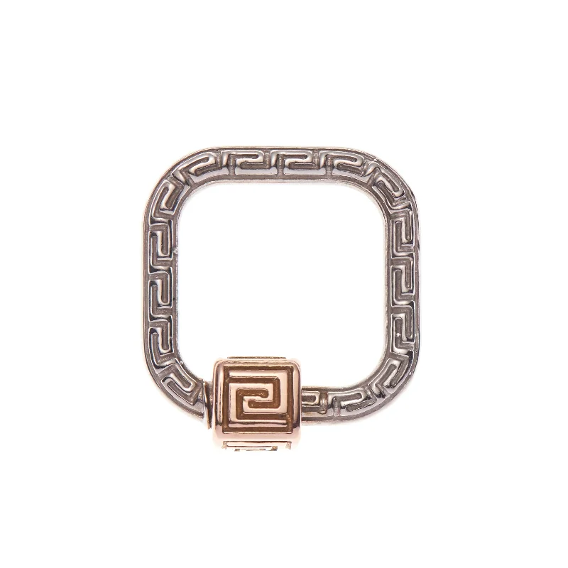 Special Sale On Handcrafted Jewelry – Shop Today Marla Aaron 14k White Gold Meander Lock with Yellow Gold Closure Special Sale On Handcrafted Jewelry – Shop Today Marla Aaron 14k White Gold Meander Lock with Yellow Gold Closure