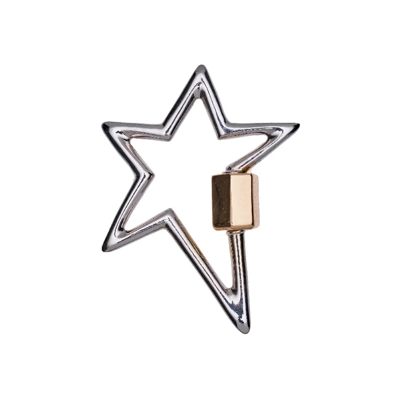 Unmissable Discounts On Timeless Jewelry Pieces Marla Aaron 14k White Gold Star w/ Yellow Gold Closure Lock Unmissable Discounts On Timeless Jewelry Pieces Marla Aaron 14k White Gold Star w/ Yellow Gold Closure Lock