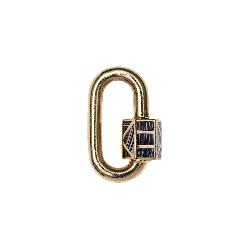 Stunning Statement Jewelry, Unbeatable Discounts Marla Aaron 18k Fordite Inlay Chubby Medium Lock Stunning Statement Jewelry, Unbeatable Discounts Marla Aaron 18k Fordite Inlay Chubby Medium Lock