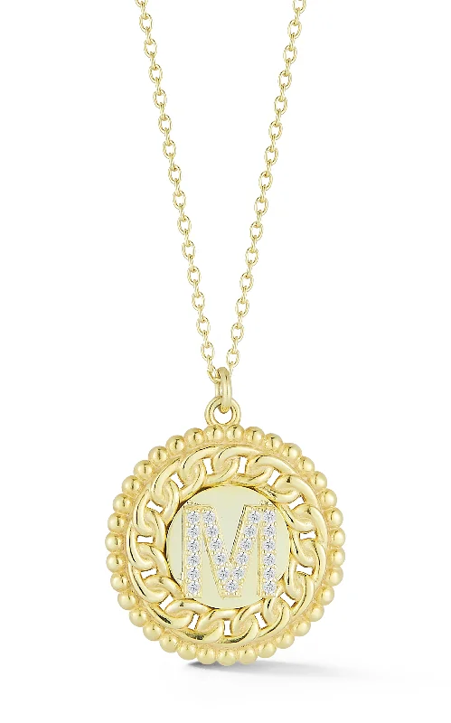 Discover Unique Jewelry With Special Limited-Time Offers Medallion Initial Pendant Necklace Discover Unique Jewelry With Special Limited-Time Offers Medallion Initial Pendant Necklace