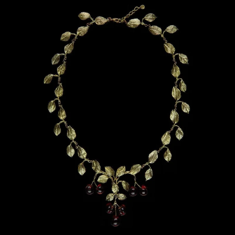 Handcrafted Beauty At Affordable Prices Morello Cherry Necklace