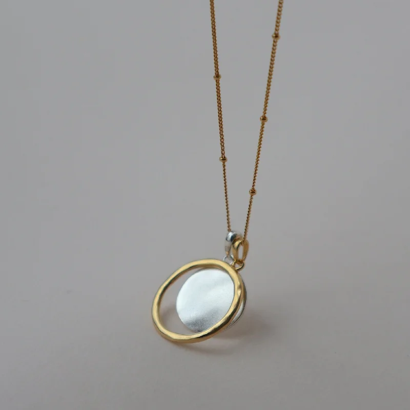 Affordable Luxury Jewelry – Style At A Great Price 'New Moon' Open Circle Necklace