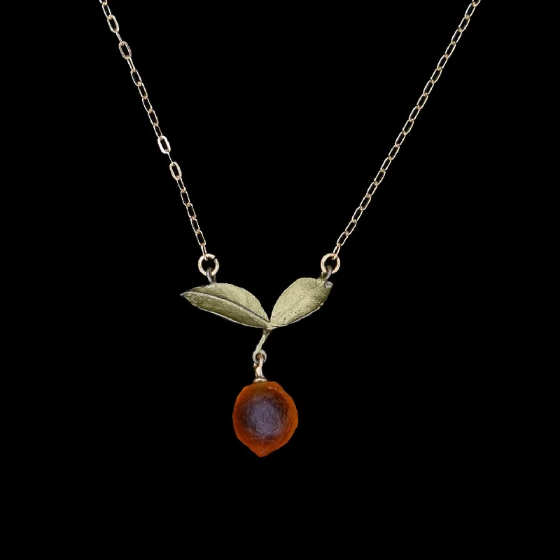 Shop Handcrafted Jewelry At Special Promotional Rates Orange Pendant - Dainty Drop