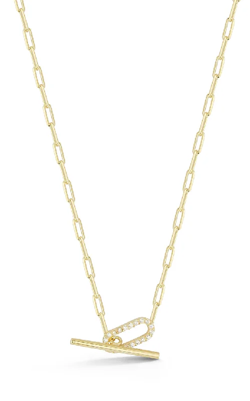 Fashion-Forward Geometric Jewelry For Contemporary Style Paperclip Chain with Toggle Clasp Choker Necklace Fashion-Forward Geometric Jewelry For Contemporary Style Paperclip Chain with Toggle Clasp Choker Necklace