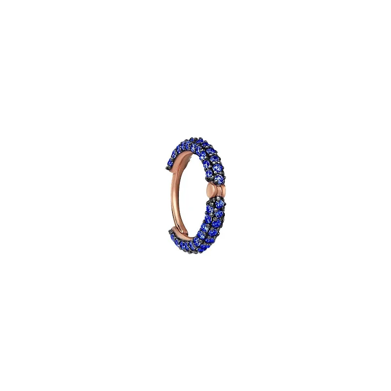 Personalized Jewelry Sale – Unique Pieces At Great Prices Pave Sapphire Hoop Piercing Personalized Jewelry Sale – Unique Pieces At Great Prices Pave Sapphire Hoop Piercing