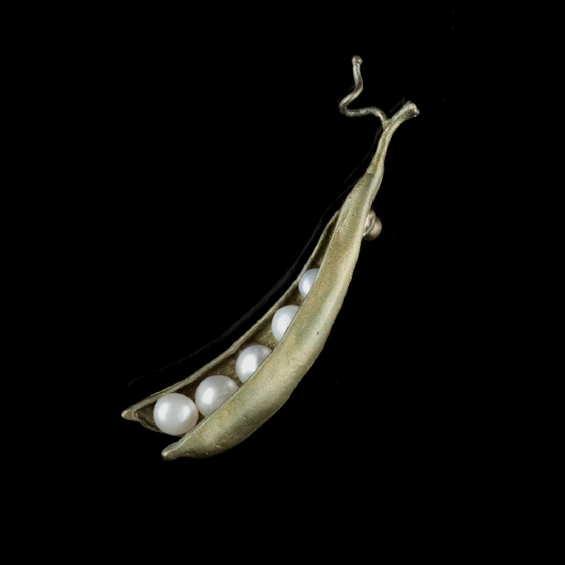 Shine In Style – Shop Jewelry Discounts Today Pea Pod Brooch - 5 Pearls