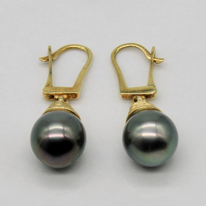 Limited-Time Jewelry Sale – Don't Miss These Deals Black Pearl Drop Earrings |