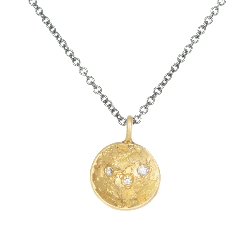 Elegant Designs, Unbeatable Discounts – Shop Jewelry Now Petite Double Gold Moon Surface Pendant - 18ky, Oxidized Silver + Reclaimed Diamonds Elegant Designs, Unbeatable Discounts – Shop Jewelry Now Petite Double Gold Moon Surface Pendant - 18ky, Oxidized Silver + Reclaimed Diamonds