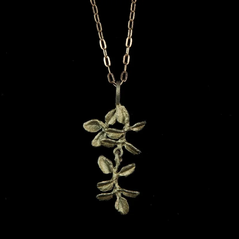 Elegant Jewelry At Unbeatable Prices – Shop Today Petite Herb - Thyme Pendant