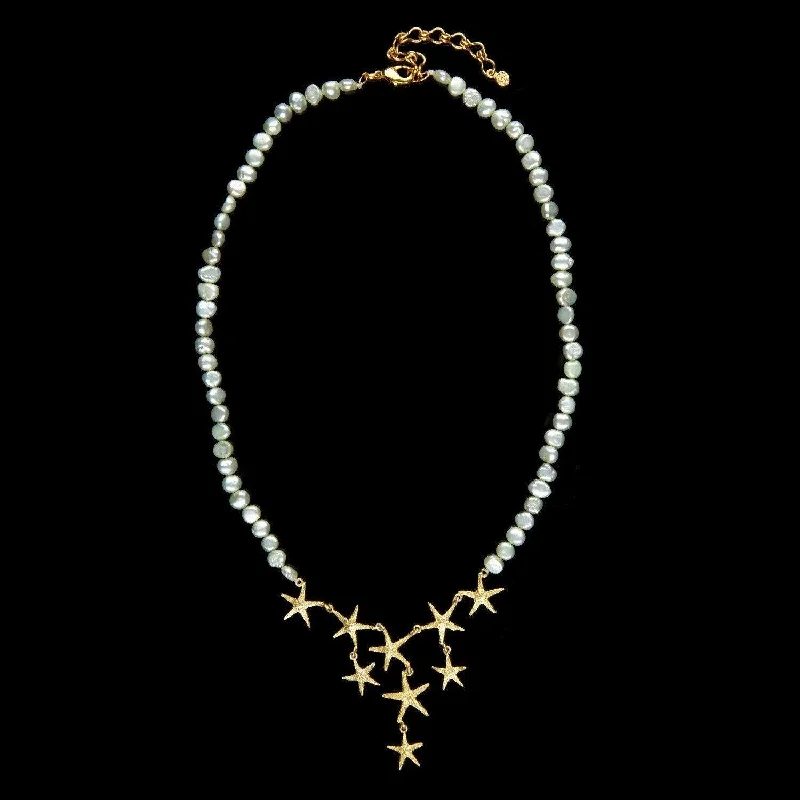 Unmissable Jewelry Discounts – Elevate Your Look For Less Petite Starfish Pearl Contour Necklace