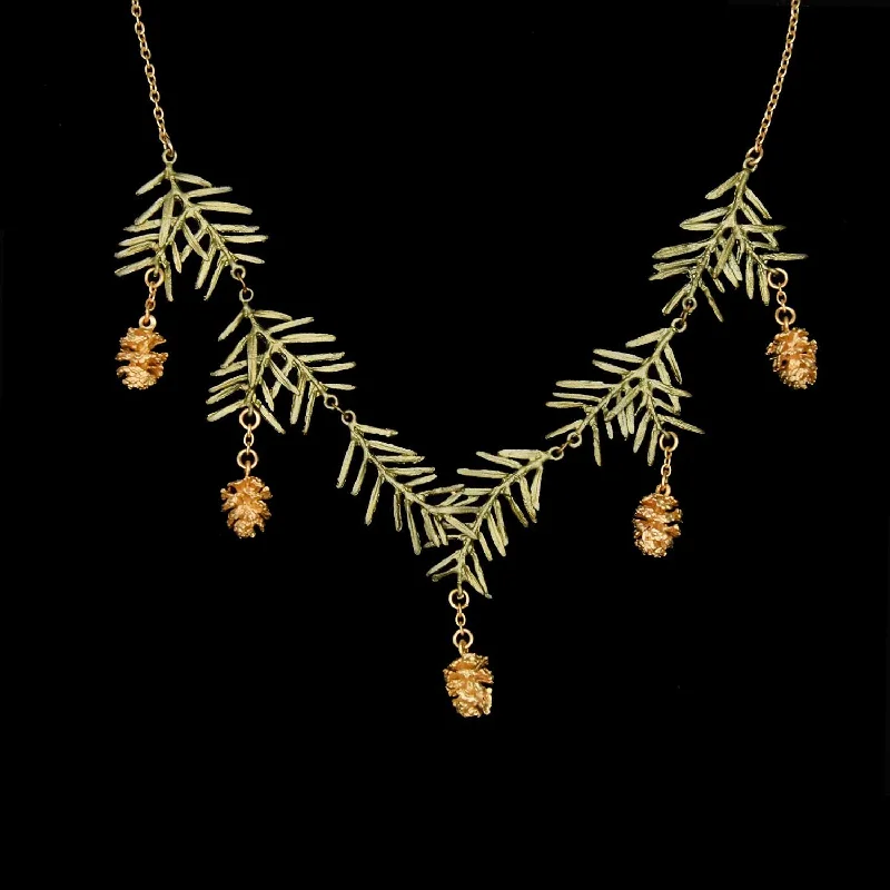 Unbeatable Offers On Luxury And Everyday Jewelry Pine Needle Necklace - Statement