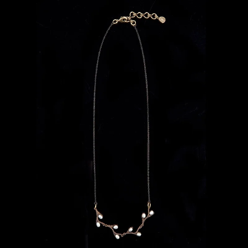 High-Quality Gemstone Jewelry For Special Occasions Pussy Willow Necklace - Contour Chain