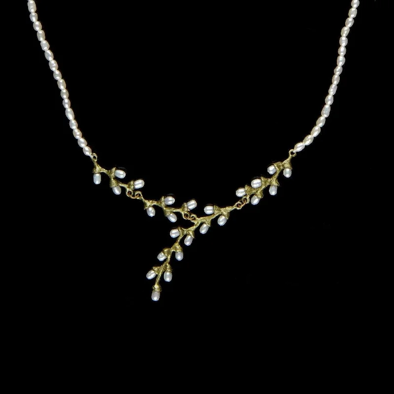 Buy More, Save More On Stunning Jewelry Pieces Rice Necklace - "Y" Pearl